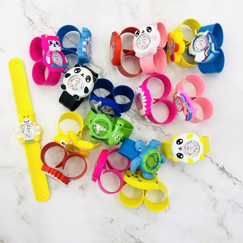 2024 New Cartoon Children's Watch Birthday Gift Kindergarten Activity Gift Baby Preliminary Understanding Time Toy Kids Watches