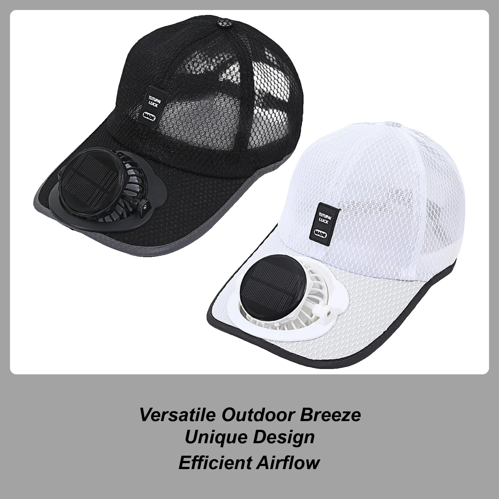 Summer Solar Charging With Fan Hat For Men And Women Breathable Mesh Sun Protection Outdoor Sunshade Duck Tongue Hat Beach Hat