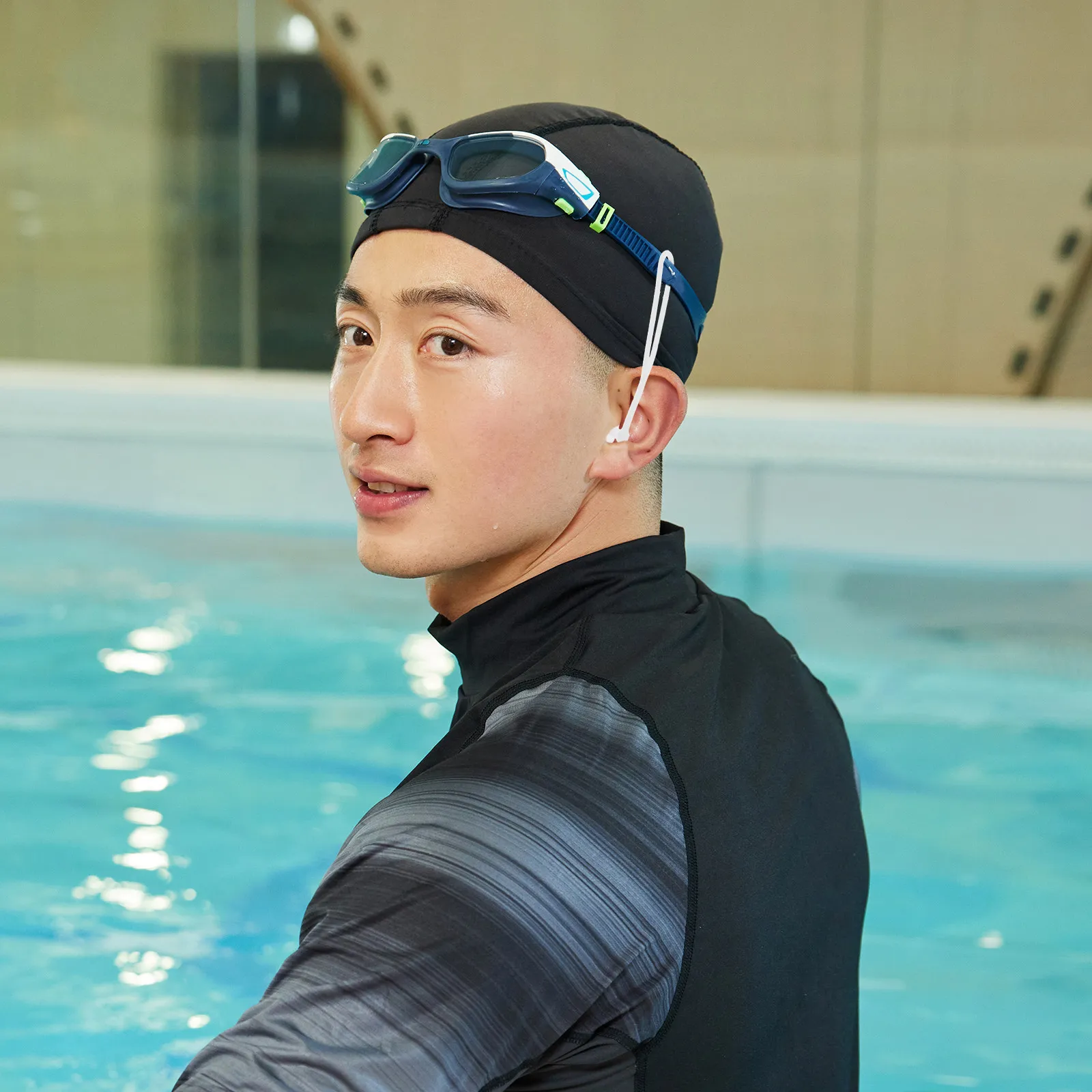 

Заглушки для защиты ушей для плавания, белые, силиконовые, водонепроницаемые, многоразовые, портативные, профессиональные, аксессуар для тренировок, безопасные, для длительного использования