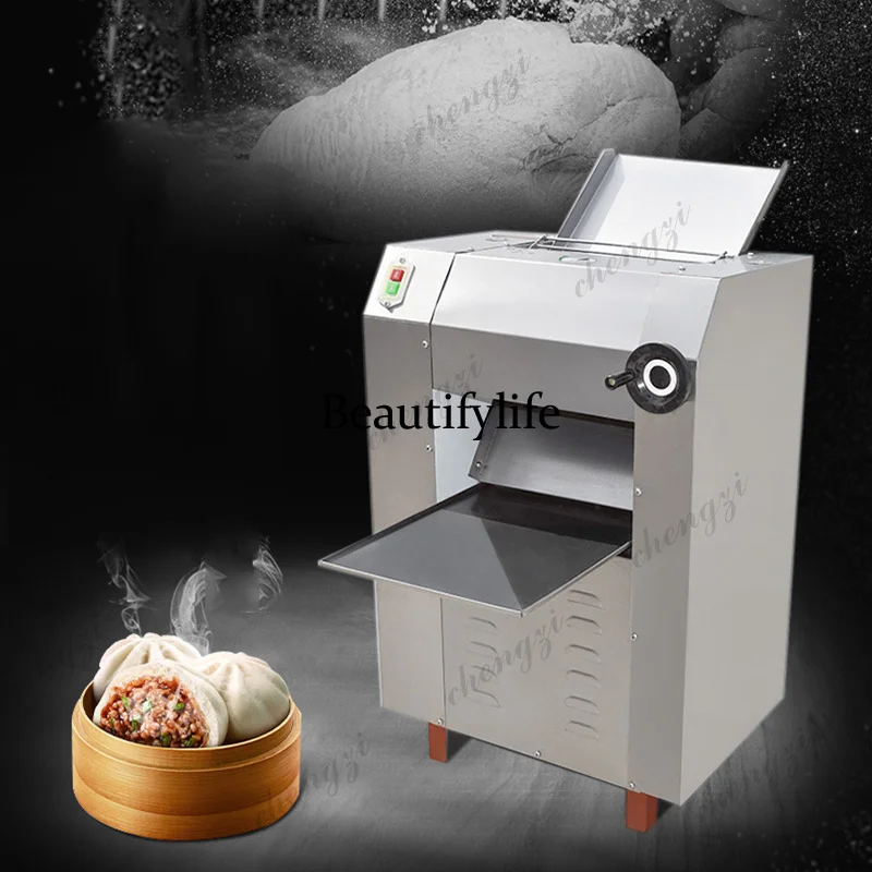 

Dough Kneading Machine Commercial Stainless Steel Large Electric Steamed Bun Ramen Shop Rolling Noodles Dough Press