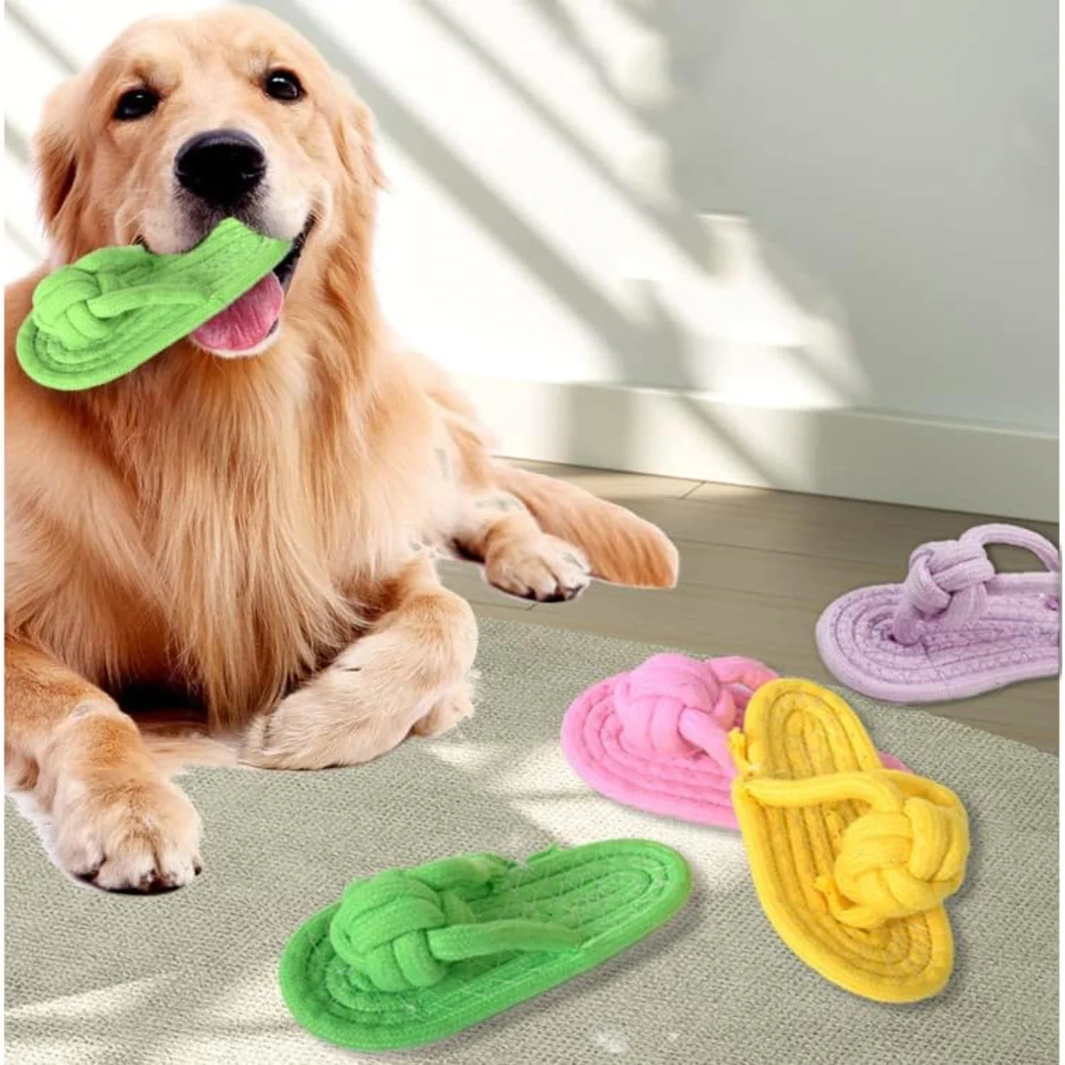 Exciting High-Quality Premium Chew Toys for Small and Medium Dogs - Engaging Essential Dental Fun - Various Shapes and Sizes to