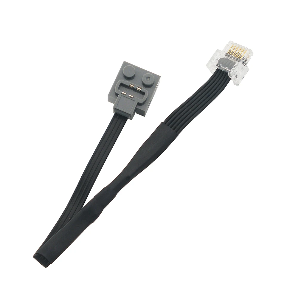 

25CM 6-core wedo male head turn 4-core 9686 conversion cable extension cord compatible with Lego accessories