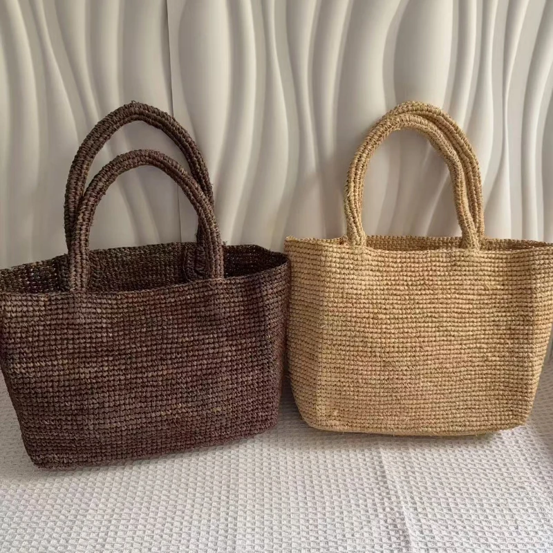 Tas Tote Anyaman Rafia Berkual - Crochet Bag Raffia ulasan dan harga