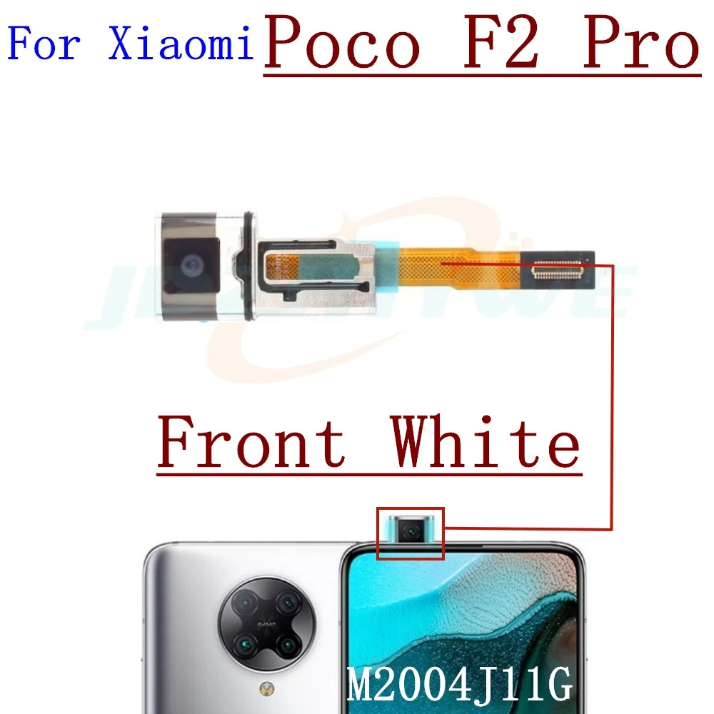 Rear Front Camera For Xiaomi Poco F2 Pro Frontal Selfie Facing Main Back Camera Module Flex Cable Parts