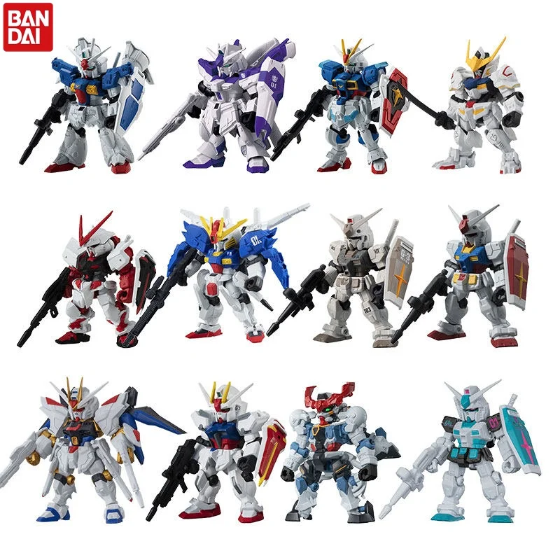 

Bandai Mobile Suit Ensemble Gundam Collectible Assembly Model Kits Rx 78 Strike Hi Nu Wing Astray ZZ Barbatos For Gundam Fans