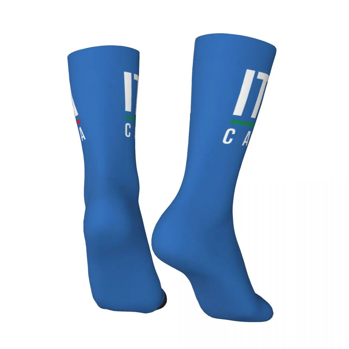 Crazy compression Catania Italia Sock for Men Harajuku Italy National Football Team Quality Pattern Crew Sock Casual