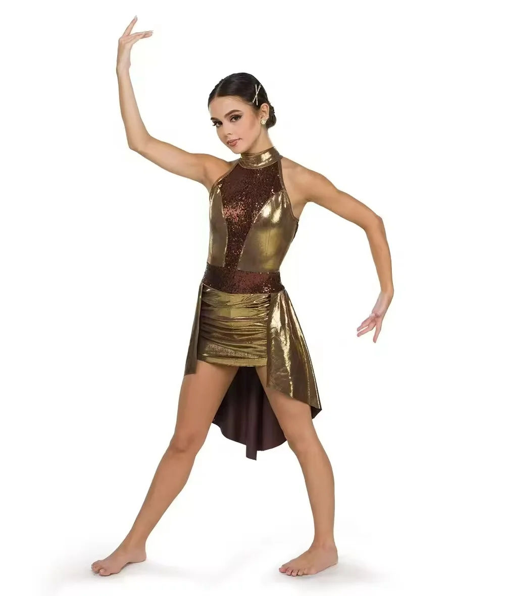 يوتار الترتر أزياء رقص الجاز الهيب هوب أزياء رقص الفتيات الباليه توتو فستان مرحلة أزياء مسرحية