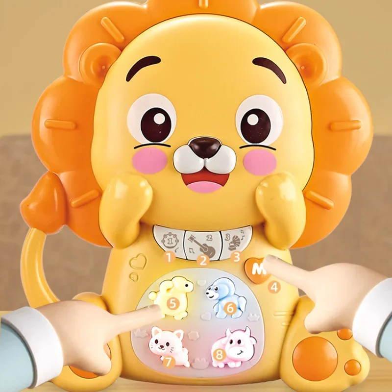 電子コアラピアノフィンガーキーボード象漫画動物ライト音楽マルチモード効果音子供の教育おもちゃギフト