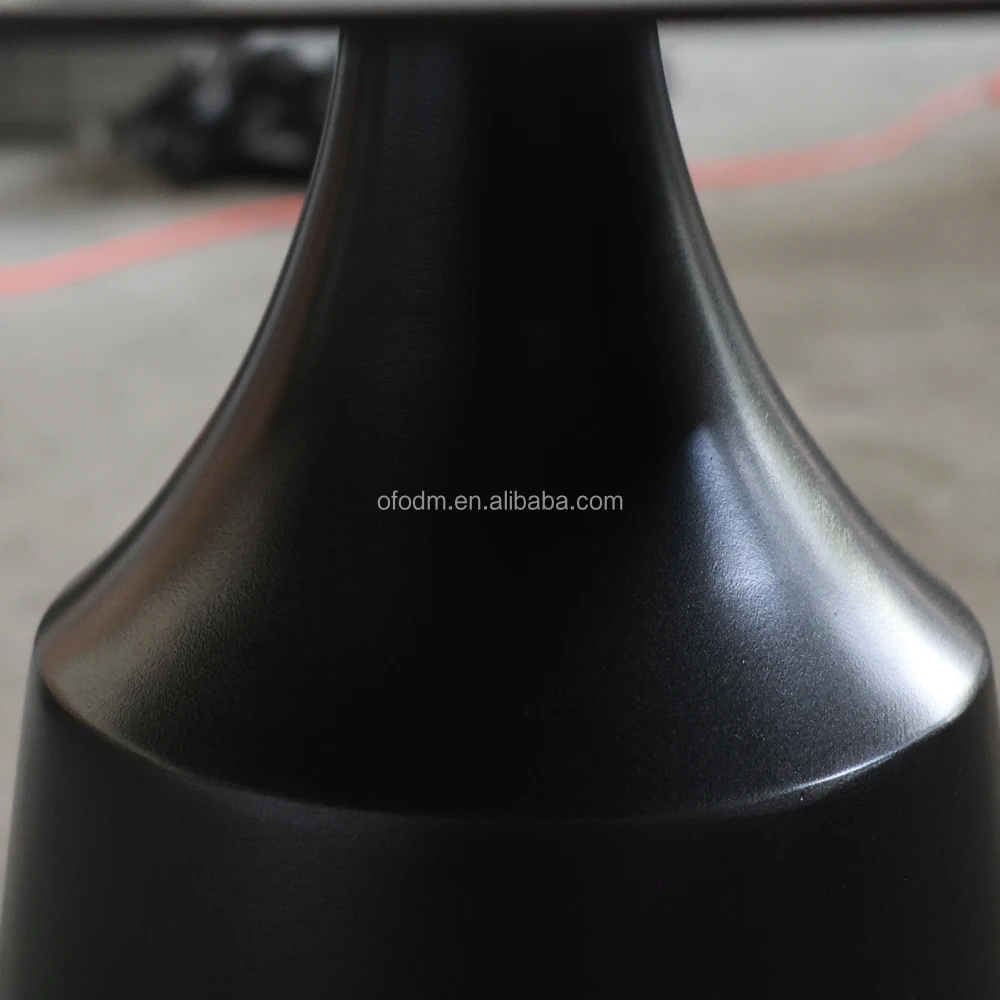 Hot Sale Black Round Metal Side Table Modern Design Galvanized Steel Coffee Table For Outdoor Garden Patio Balcony Power Coating