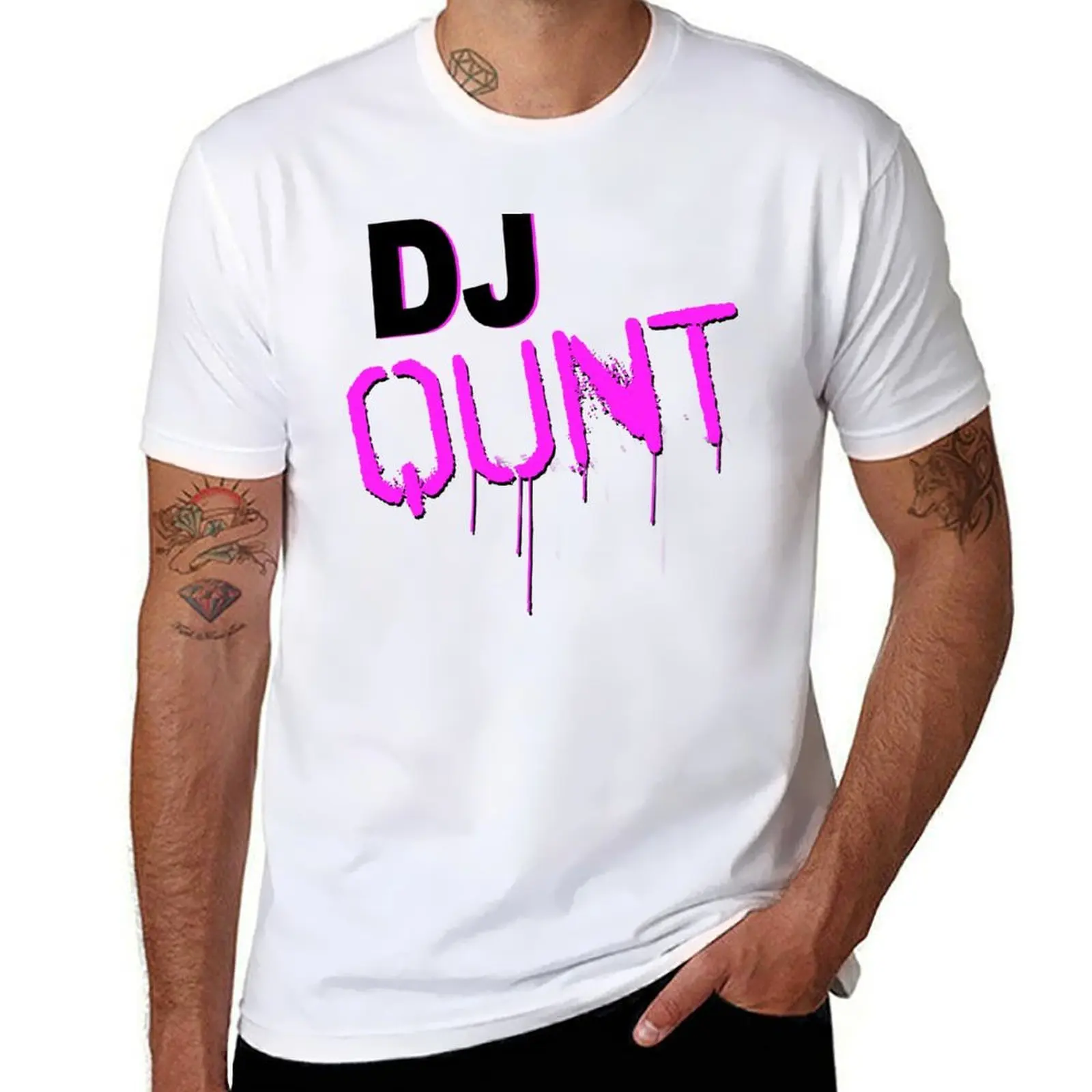 

DJ Qunt T-Shirt anime t shirts oversize essential t shirt t shirt for man 100 percent cotton T-Shirt