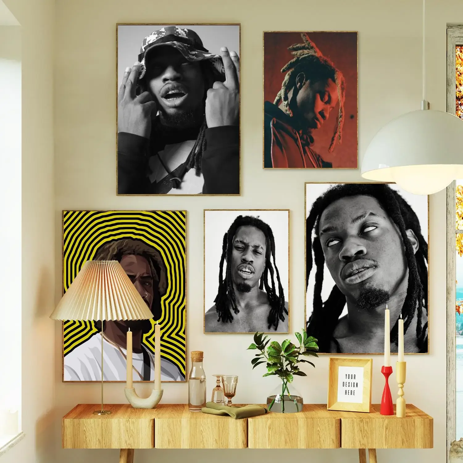 denzel curry Poster Prints Wall Art Canvas Painting Poster For Modern Family Living Room Home Decor