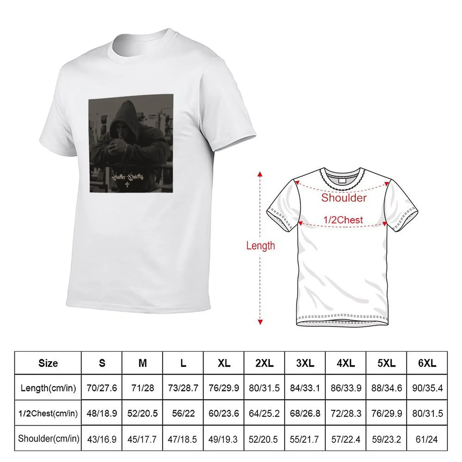 Suffer Quietly Kevin Levrone Inspired Gym Shirt T-Shirt t shirts for man pack white man t shirts for men T-Shirt