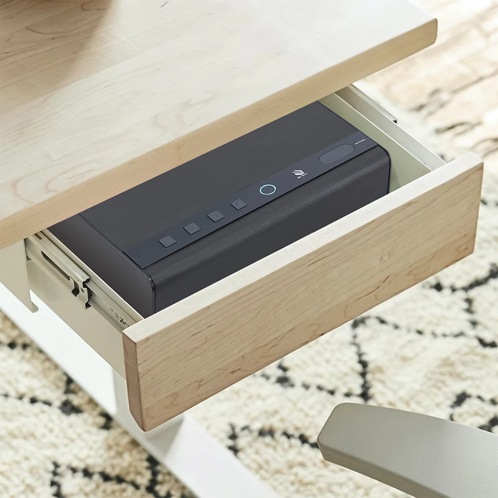 Caja fuerte para pistola con cerradura digital con huella digital