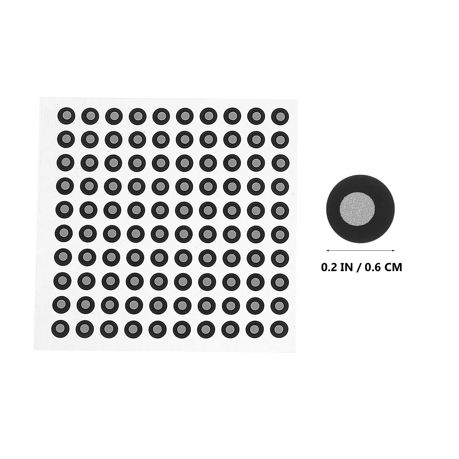 2Sheets Scanning Markers 6Mm Inner 10Mm Outer Diameter Tracking Dots Reference Point Markers Precise Diffuse Reflection Optical