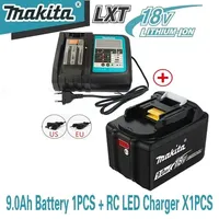 100% Original Makita 18V 9.0Ah Rechargeable Battery ,For Makita BL1830 BL1830B BL1840 BL1840B BL1850 BL1850B Power Tools Battery