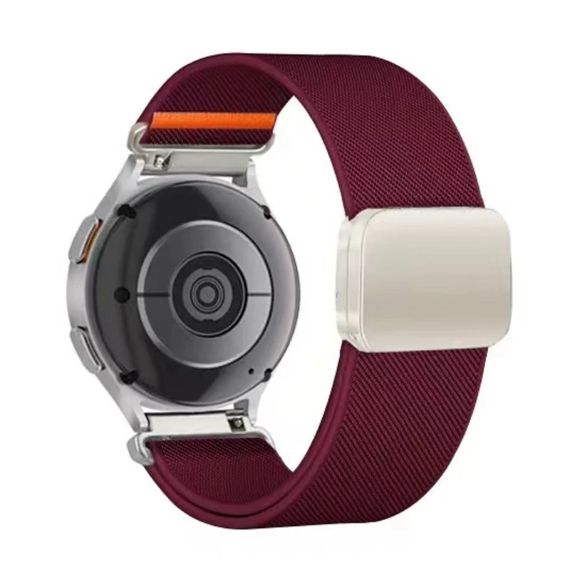 20 22 مللي متر حزام مغناطيسي للغارمين Venu 3/2/Vivoactive 4/5/6 الفرقة ل Forerunner 570/165/265/255 سوار Venu SQ النايلون حزام الساعات