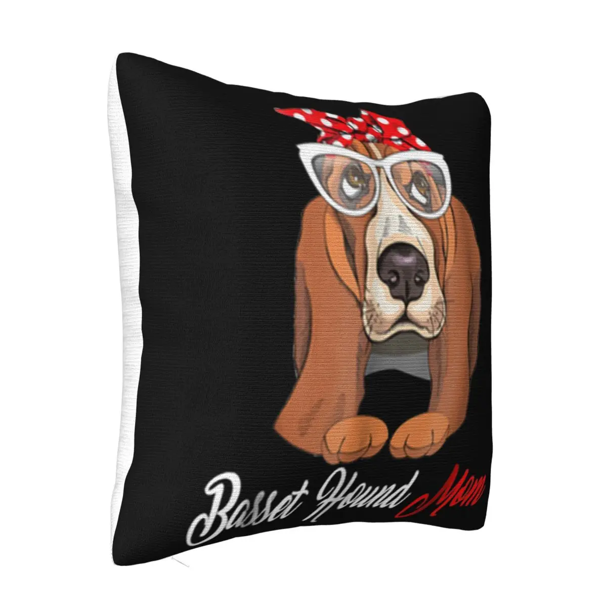 Premium Basset Hound Mom Birthday Gift Mothers Day Outfit Woman Mens Stylish Comfortable Pillow Case