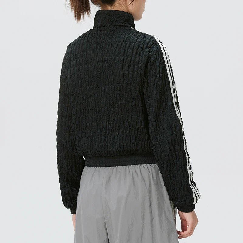 Adidas (Adidas) Trefoil Jacket Women's Sportswear Trendy Fashion Breathable Knitted Jacket Top Ks2870
