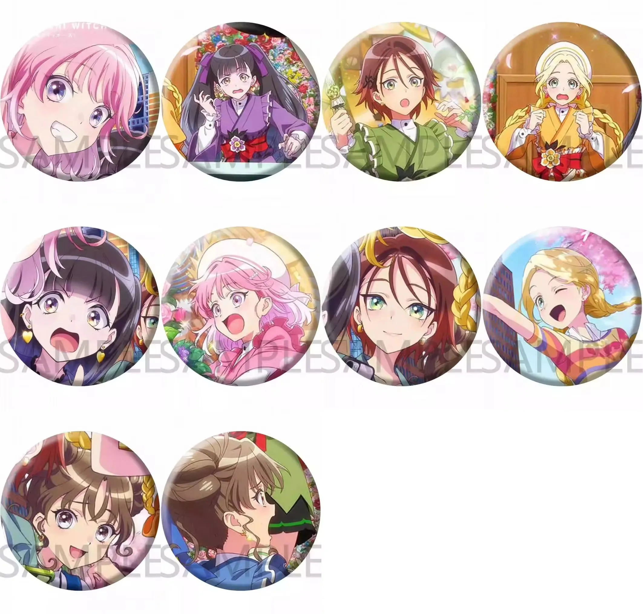 

Аниме Maebashi Witches YUINA AKAGI Pins AZU NIISATA KYOKA KITAHARA MAI KAMIIZUMI Значок Косплей Мультфильм Itabag Bedge Brooch DADGE