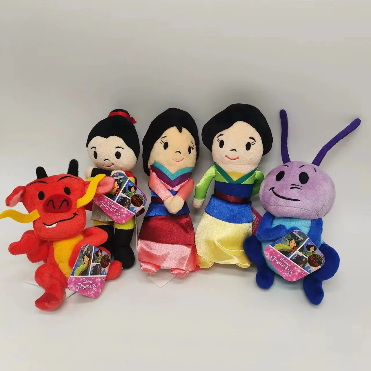 Disney Original Movie Mulan Anime Cartoon Figure Mulan Princess Plush Toy Kawaii Soft Stuffed Doll Delicate Children Gift