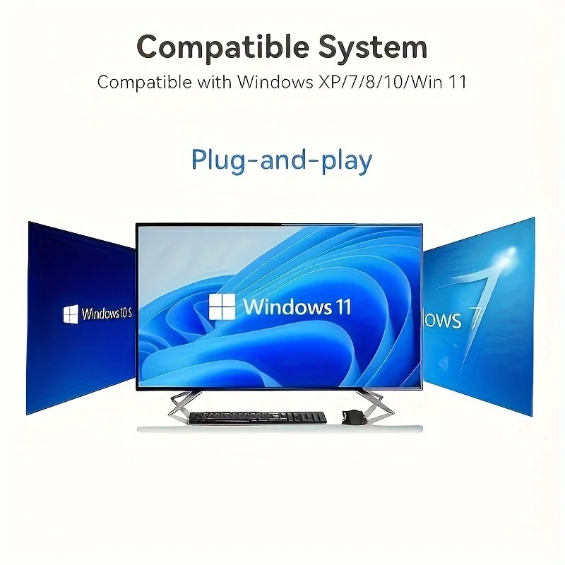 Adaptador sem fio USB 1300Mbps, adaptador de cartão LAN sem fio, dongle WiFi para laptop de mesa, banda dupla 2,4G/5,8GHz, suporta 802.11ax