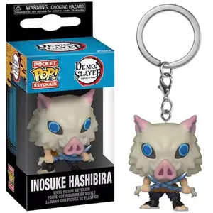 Funko Pop Demon Slayer Keychain, Puppenmodelltasche, Spielzeugkollektion, Pop, Demon Slayer, Nezuko, Zenitsu, Agattsuma, Tanjiro, Inosuke, Hashibira 6 Hauptverkaufs Funko Pop Tanjiro Kamado - №5