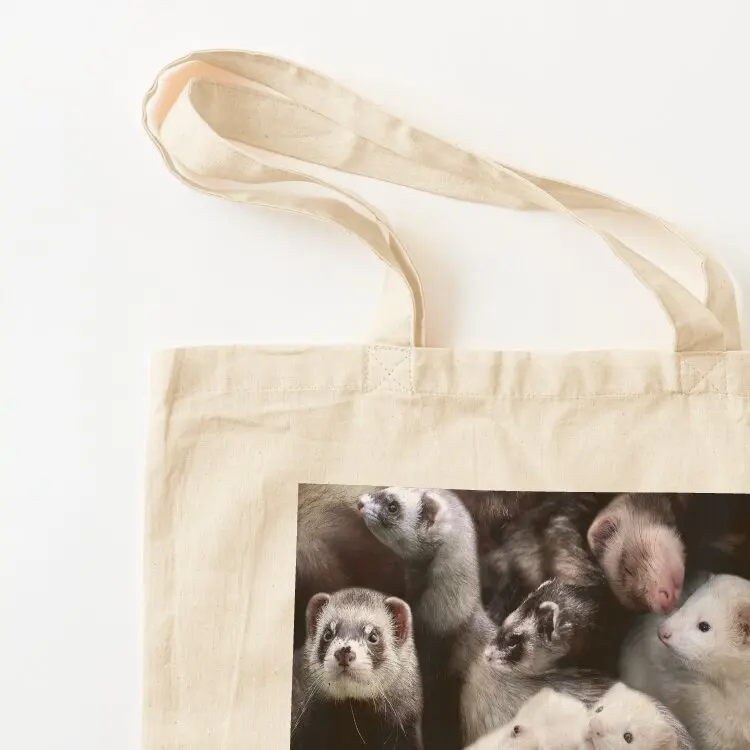 Ferrets Tote Bag حمل حقيبة نسائية للمتسوقين حقيبة نسائية للمتسوقين