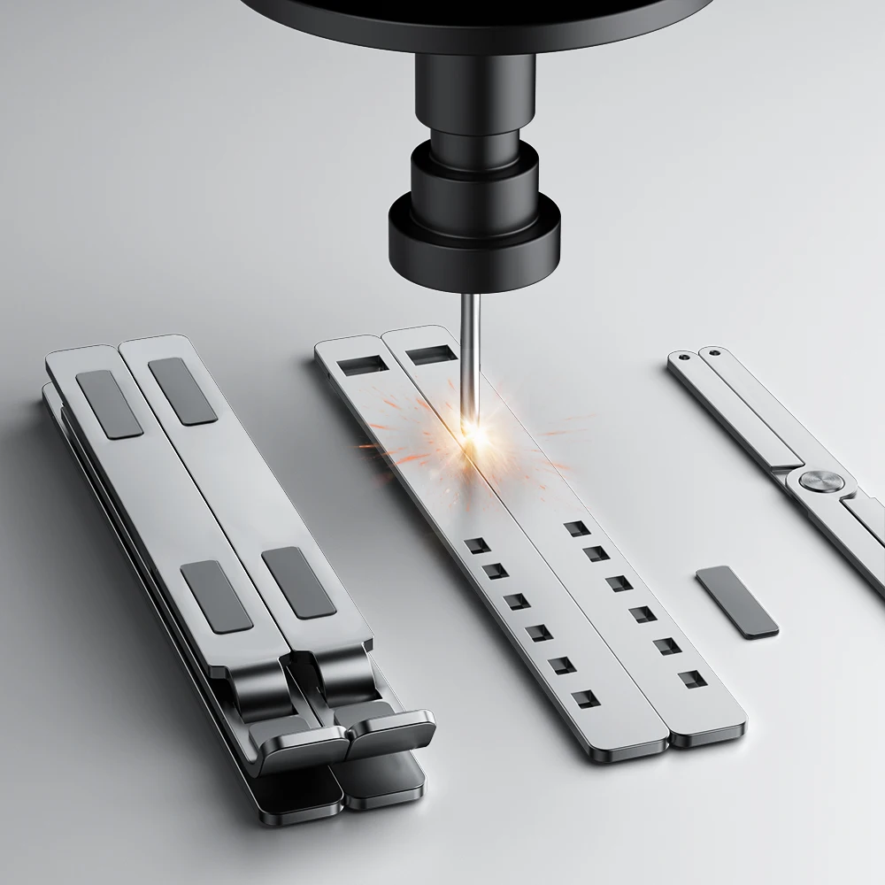 Portable Laptop Stand Aluminium Foldable Macbook Pro Air Support Bracket Adjustable Notebook Holder Tablet Base For PC Computer