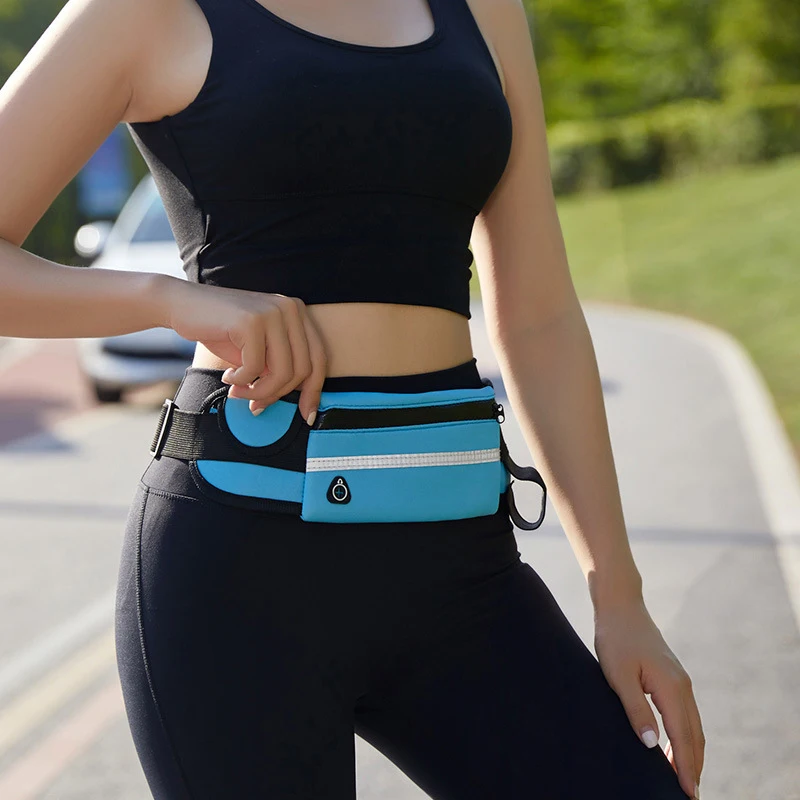 New Running Bag Cycling Bag Waist Bag Belt Bag Waterproof Sports Fanny Pack Mobile Phone Case Gym Running Jogging Run Pouch