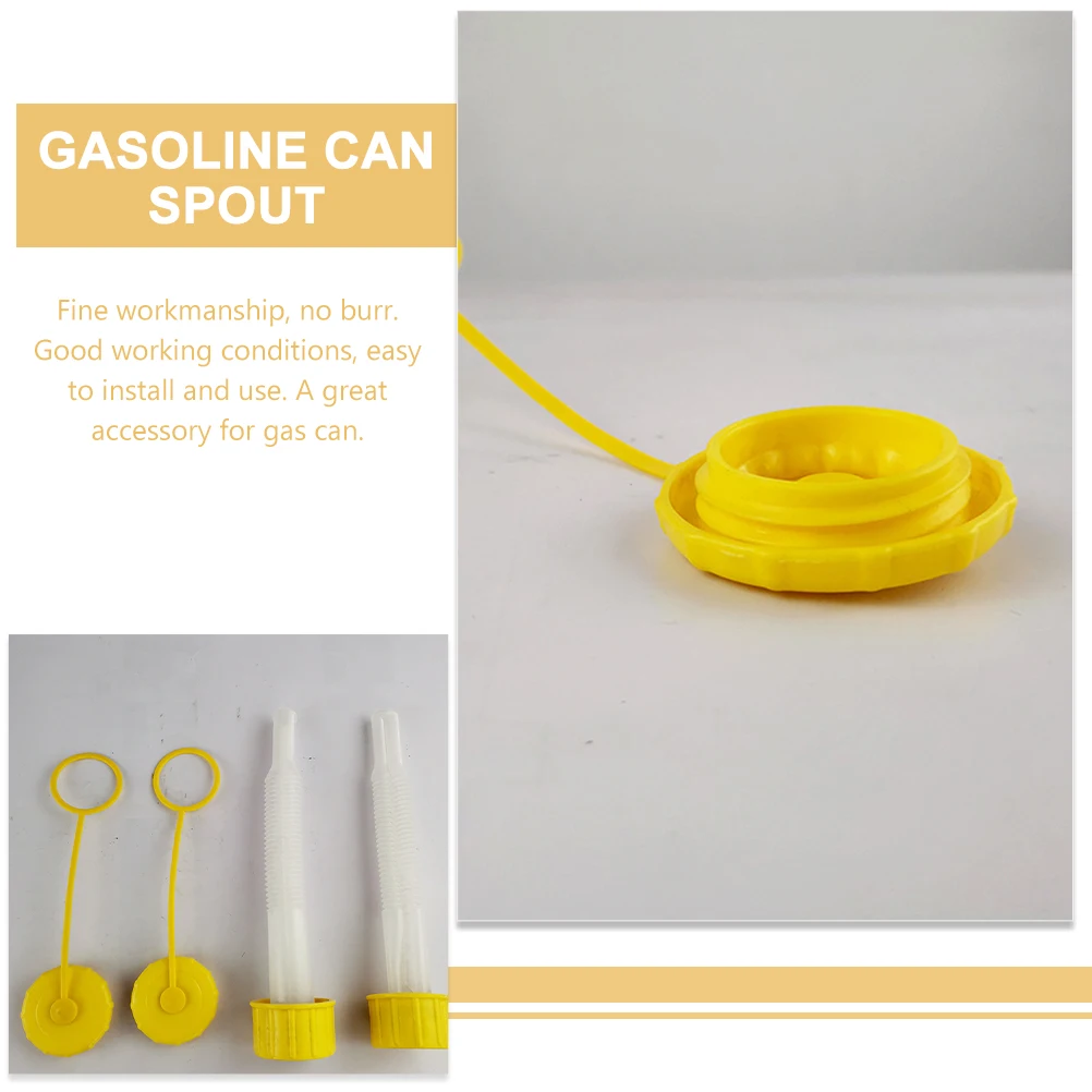 

1pcs Plastic Oil Conduit Pipe Pourer Gas Can Spout Replacement Polyethylene Nozzle Fuel Gasoline Refuels Car Accessories