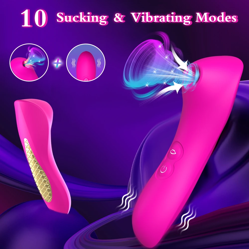 Powerful Clit Sucker Vagina Sucking Vibrator for Women Clitoris Vacuum Stimulator ​Nipple Vibrator Female Sex Toy for Adults 18