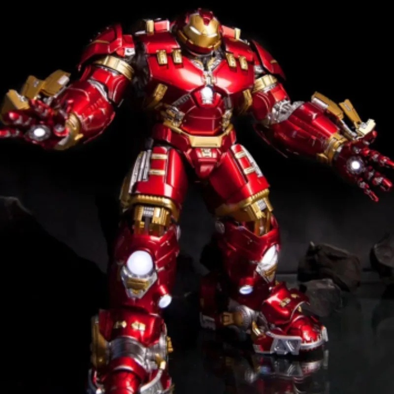 28cm Anime Figures Iron Man Hulk Marvel Mk44 Armor Comicave 1/12 Cs Alloy Model In Stock Decorative Ornaments Holiday Gift Toy