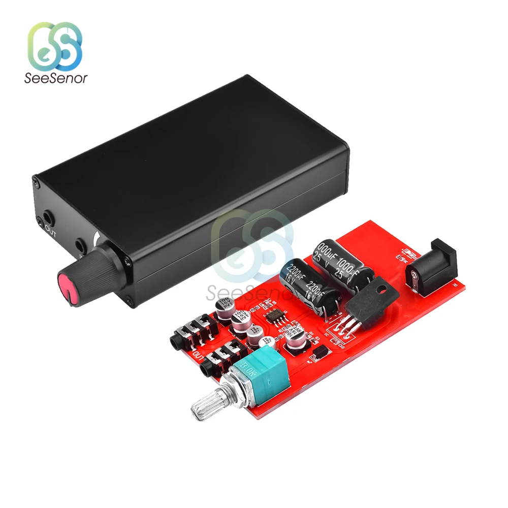 NE5532 Audio Signal Preamp Preamplifier Power Amplifier Board Volume Tone Control Pre AMP Board for Home Theater Speaker DIY