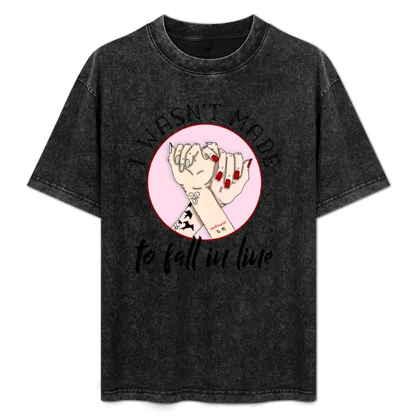 

Fall In Line T-Shirt funny t shirts man t shirts for graphic funny shirts for men shirt summer T-Shirt