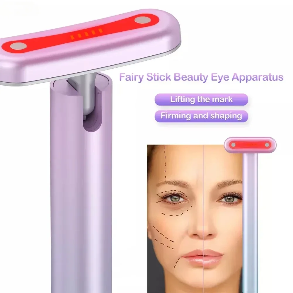 Dispositivo de Estiramiento Facial de microcorriente EMS, terapia de luz roja LED, máquina de masaje Facial, cuidado de la piel, dispositivo de elevación antiarrugas de belleza