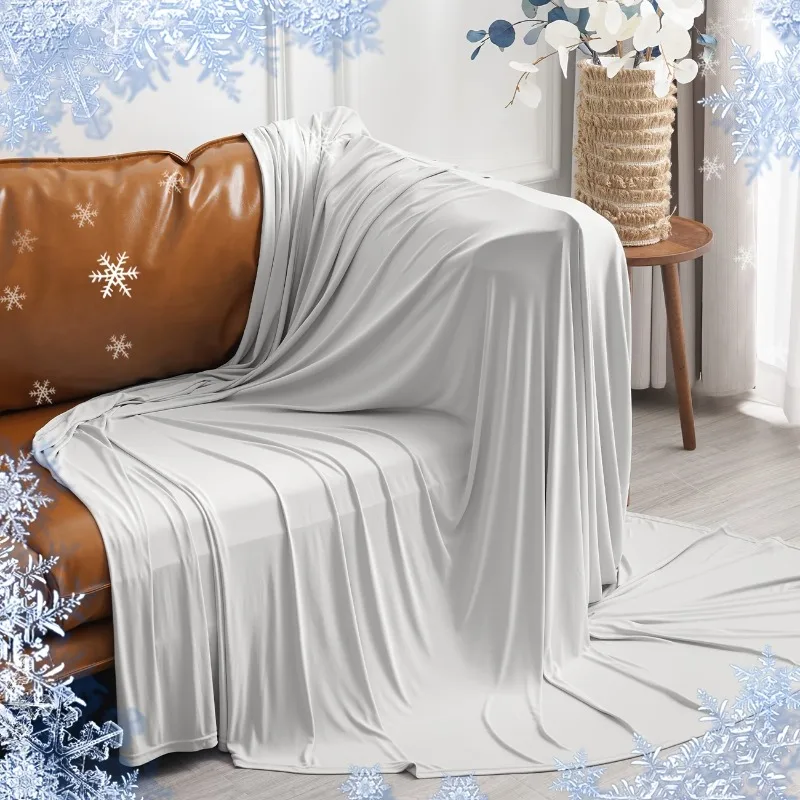 Lightweight Breathable Summer Bed Blanket,Softand Skin-Friendly Air-Conditioning Quilt,Lightweight Soft Elastic andClose-Fitting