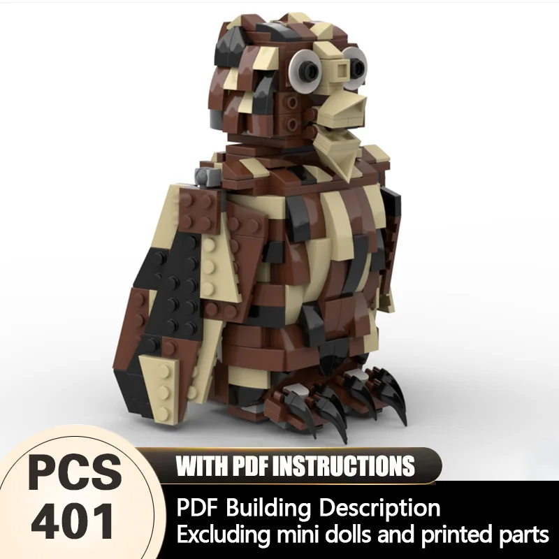 

Creators Animal Series Model MOC Building Bricks Owl Modular Technology Gifts Holiday Assemble Children Toys Suit