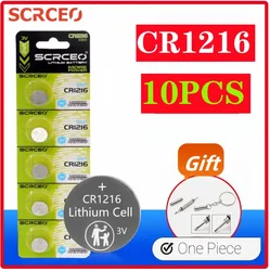 2-10PCS Button Batteries CR1216 DL1216 BR1216 LM1216 ECR1216 3V  Lithium Battery Coin Cells For Watch Car Toys  Key