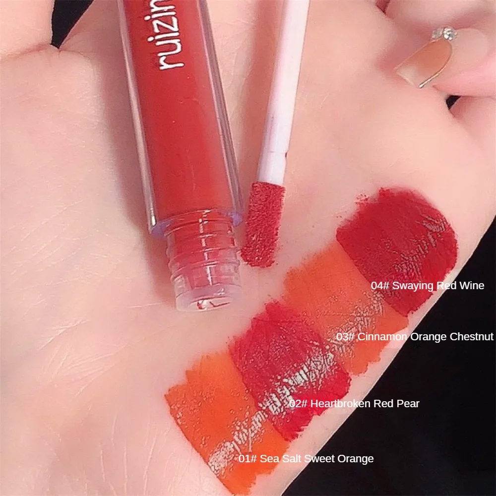 Lip Gloss Makeup Long Lasting Lip Gloss Long Lasting Color Lock Non-fading Lip Glaze Lipstick Non Stick Lip Glaze Light Texture