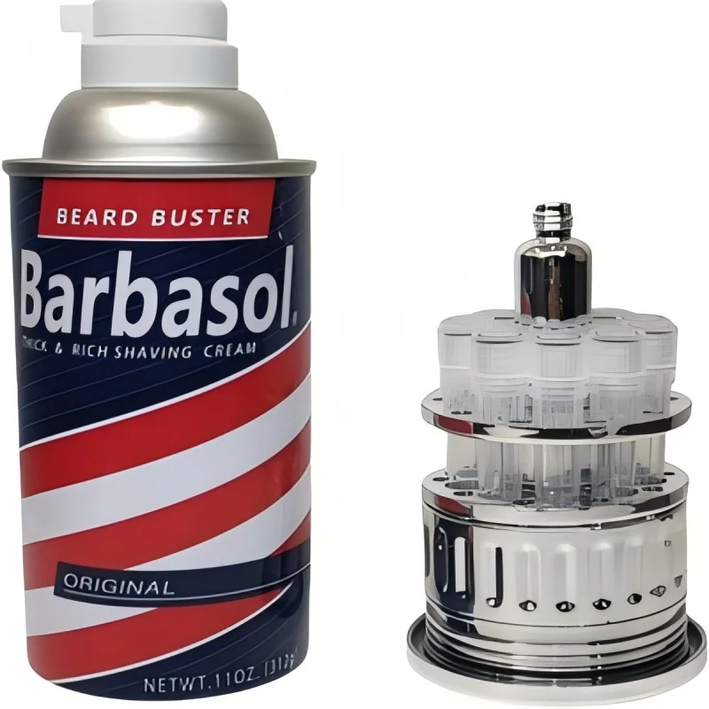 Dinosaur Park Vintage Shaving Cream Can Replica, Barbasol DNA Storage Device 1:1 Scale Dinosaur Movie Inspired Collectible Cosplay Prop