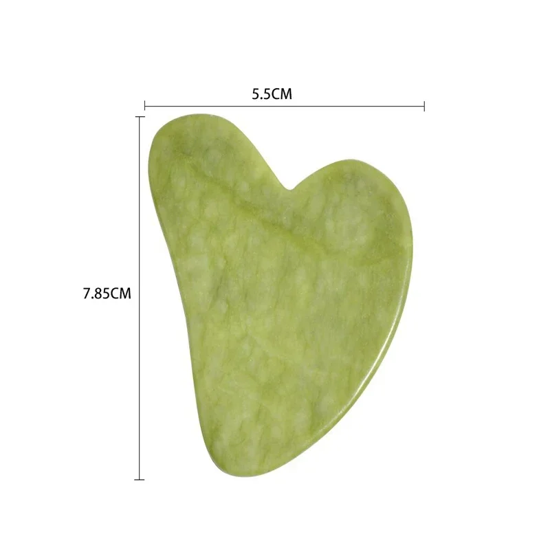 Piedra Natural GuaSha Jade belleza Facial herramientas de masaje raspado cuidado de la piel firme cara Gua Sha SPA rodillo de fisioterapia
