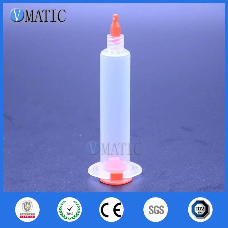 Free Shipping 500 Sets 30cc/ml Luer Lock Tip Dispensing Transparent Dispenser Syringe Barrel