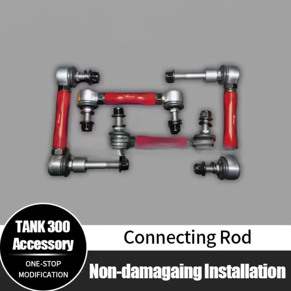 Off Road Accessories Shock Absorbers Suspension Lift Kit Adjustable Reinforced Stabilizer Link Sway Bar for GWM Tank 300