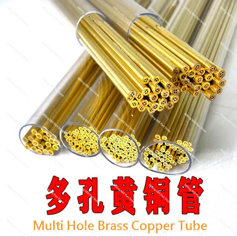 Imagem -04 - Multi Furo Latão Cobre Tubo 400 mm Edm Máquina de Perfuração Acessórios de Corte de Arame Slow Running Eletrodo Consumíveis Piercing