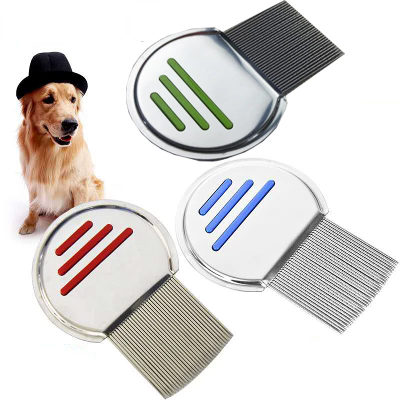 Stainless Steel Terminator Lice Comb Kids Hair Rid Headlice Super Density Teeth Remove Nits Comb Nit Free