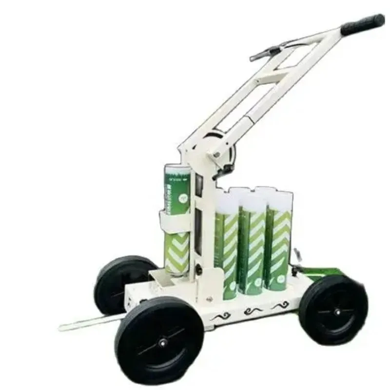 Scriber Spray Paint Football Field Line Marking Cart Marking Playground Hand Push Portable School