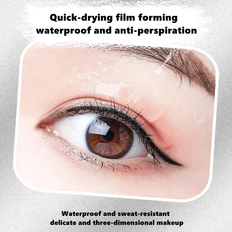 1 szt. Wodoodporne czarne kredki do eyelinera - odporne na rozmazywanie, długotrwały i przyjazny dla początkujących makijaż oczu