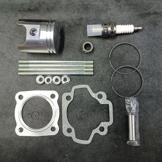 44mm Head Big Bore Barrel Cylinder Rebuild Kit For Yamaha PW50 60cc Big Bore Head Piston. PY QT PW 50 60 Cc