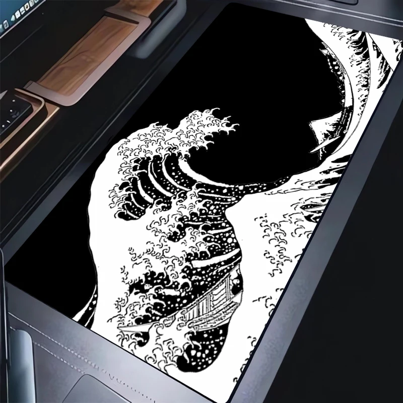 Mouse pad Huge Waves Computer Laptop Anime Keyboard Mouse Mat Senior Mousepad Keyboards Gamers Decoracion Spectacular Desk Mat