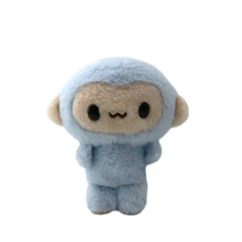 Kawaii New 10CM Doll Banana Monkey Plush Doll Pendant Ugly Keychain Backpack Pendant Girl Birthday Gift Christmas Gift view 6